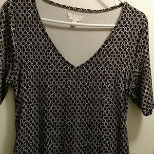 Knee length maternity dress